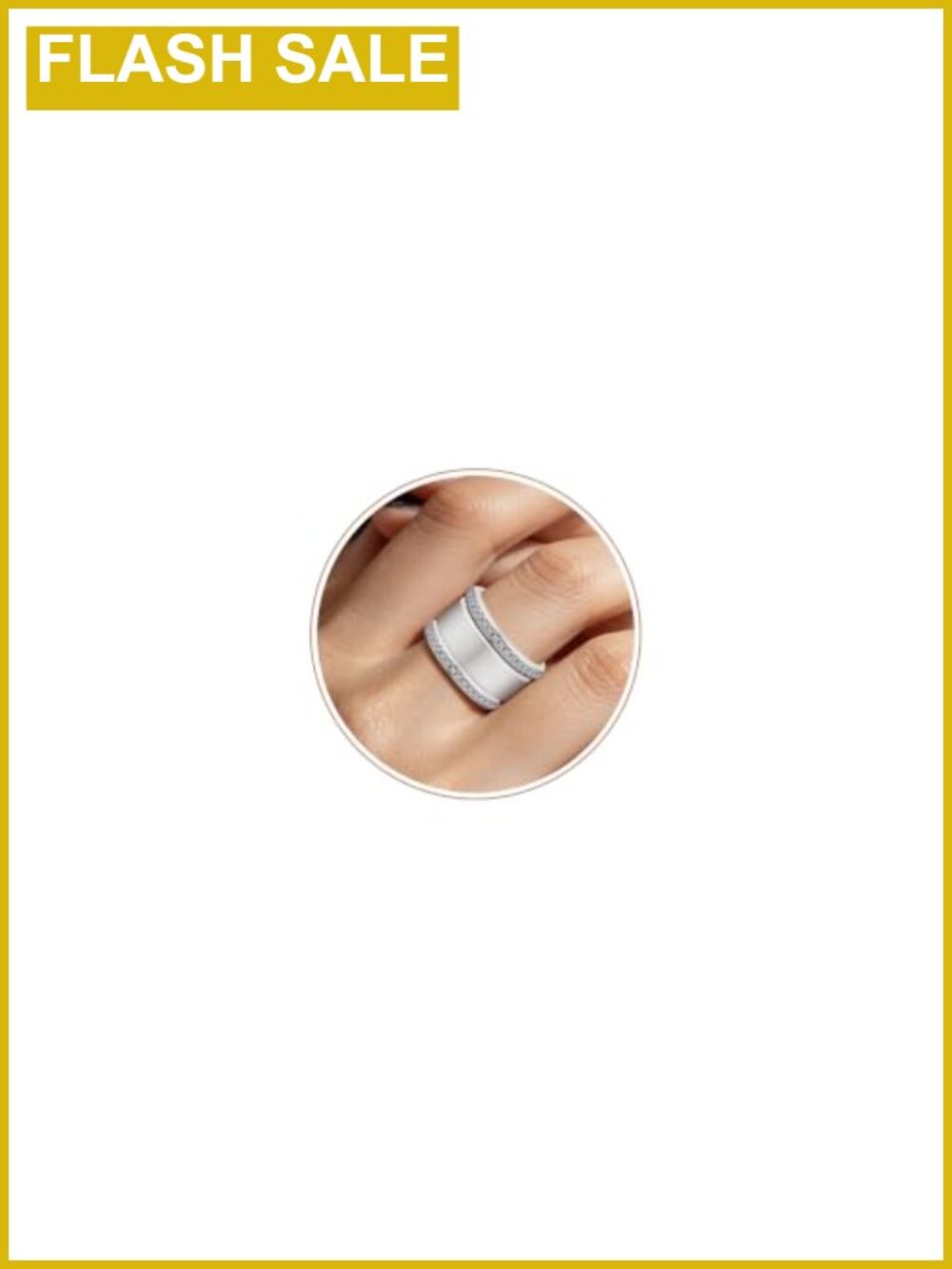 14k Silver Plated Stacking Rings Set of 3 Cubic Zirconia Compatible with Oura